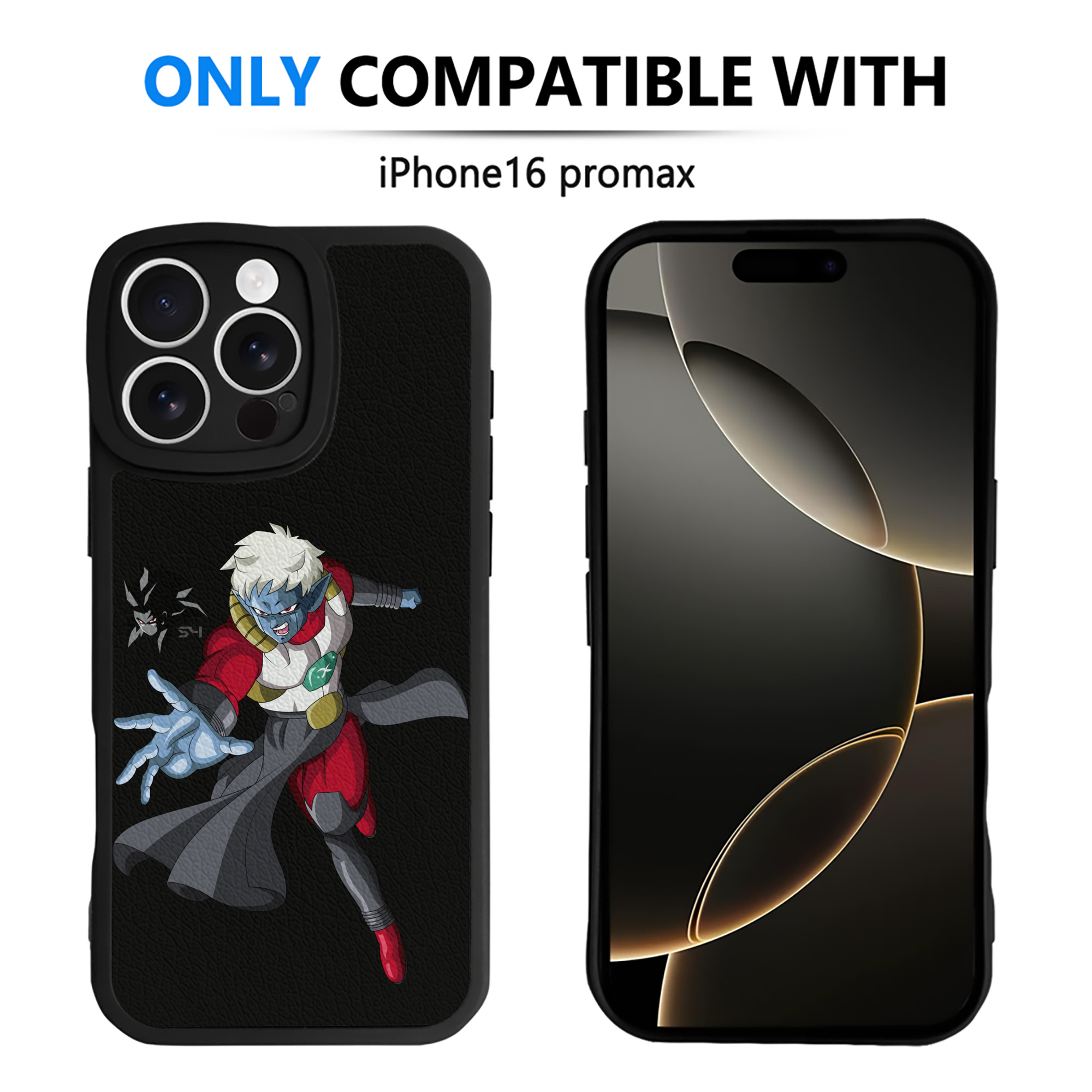 （画像用） ドラゴンボール DRAGON BALL 【iPhone 16シリーズ対応】シリコンスマホケース（レザー調） 材質：シリコン